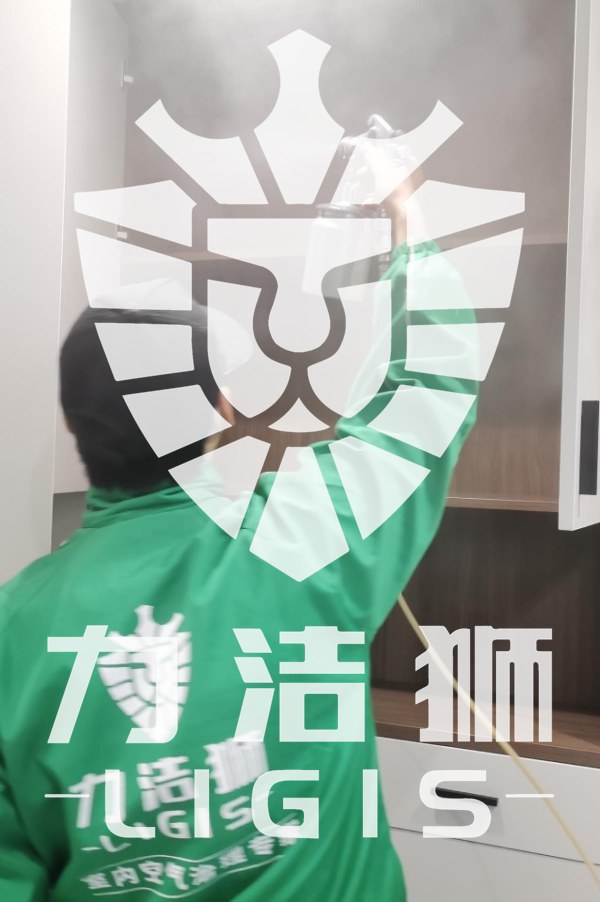 成都吉宝家庭除甲醛施工现场-力洁狮环保-2