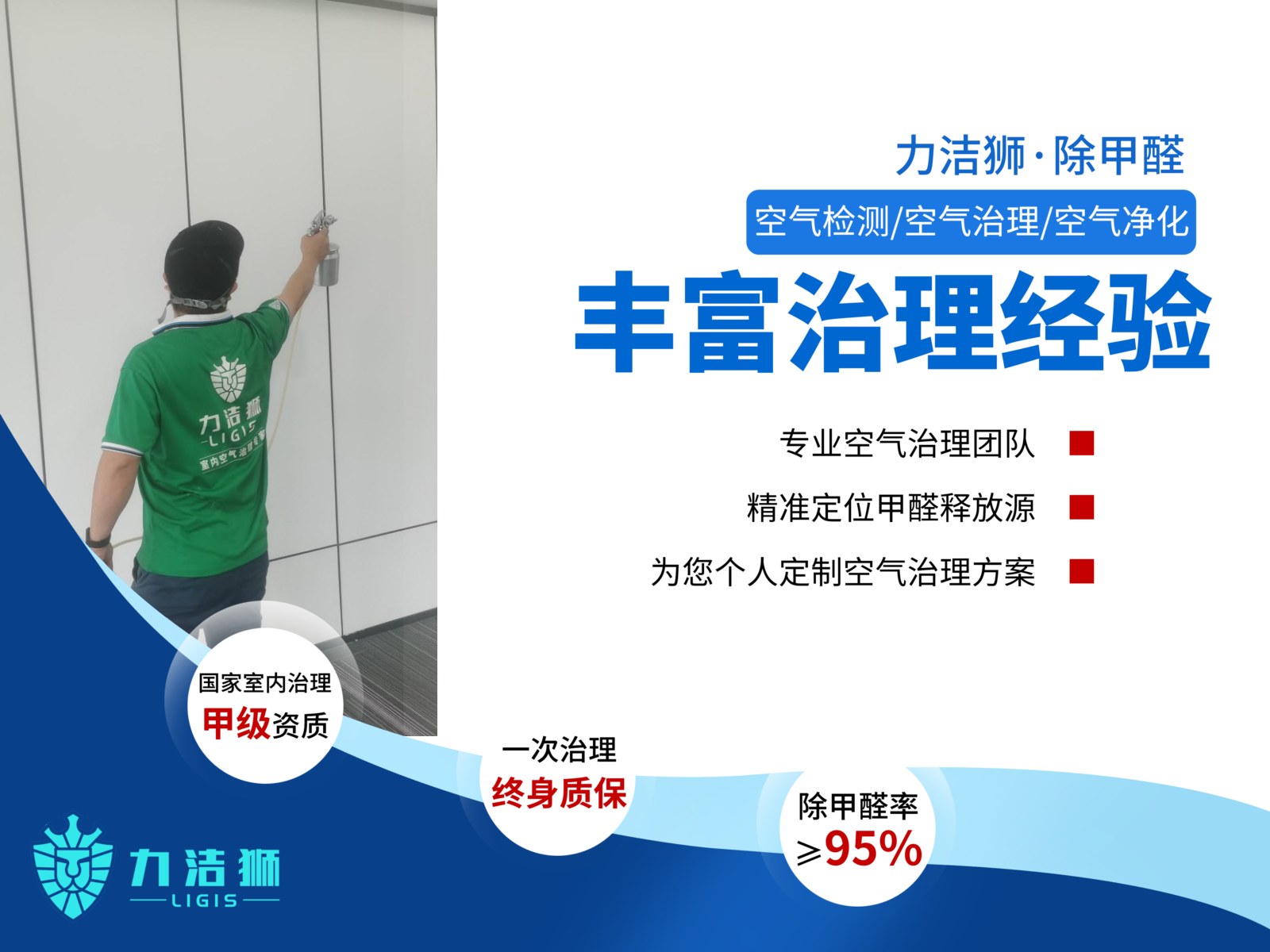 成都东方希望中心工装除甲醛施工现场-力洁狮环保-4