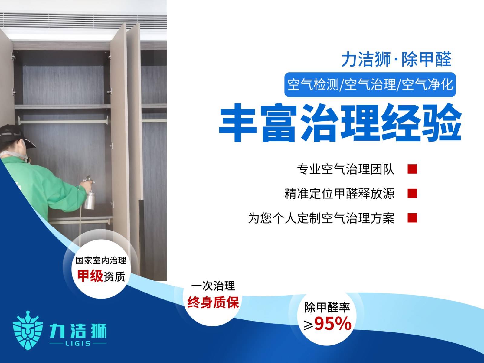 万科君逸130平新房母婴级除甲醛治理案例施工实拍3
